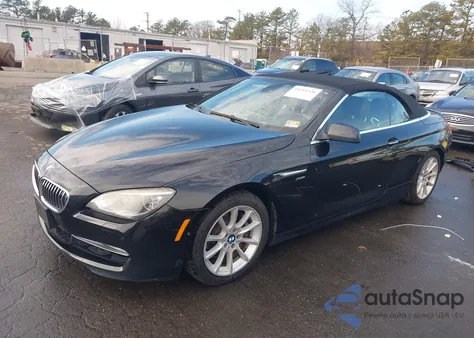 2012 BMW 650I xDrive из США, поврежденный, VIN WBALZ5C59CDW99792